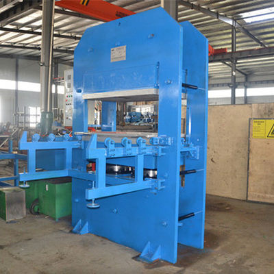 Frame Type Rubber Press Machine Electric Heating With Push Pull Mould